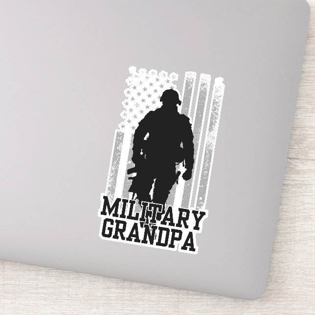 Adesivo Avô militar (Detalhe)