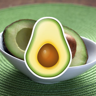 Adesivo Avocado dividido