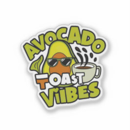 Adesivo Avocado Toast Vibes