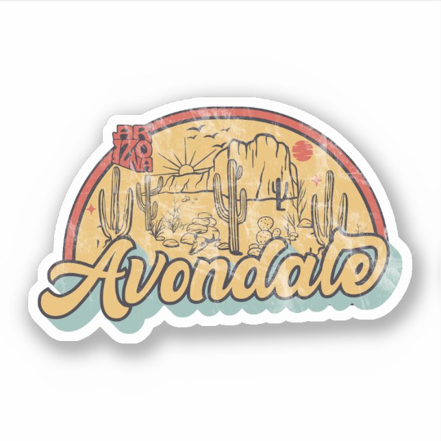 Adesivo Avondale, Arizona (Frente)