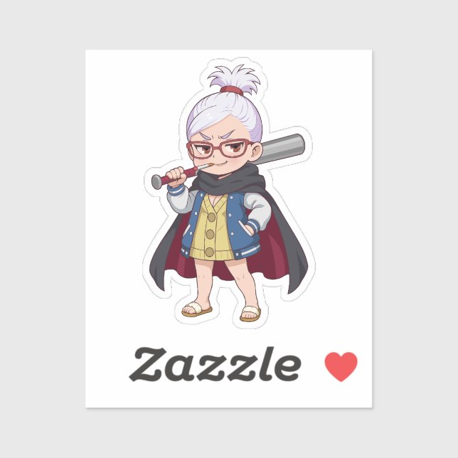 Adesivo Ayase Seiko Chibi Style Illustration (Folha)