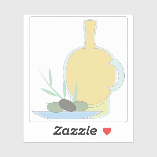 Adesivo Azeite (Folha)