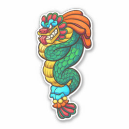Adesivo Aztec Quetzalcoatl Sticker