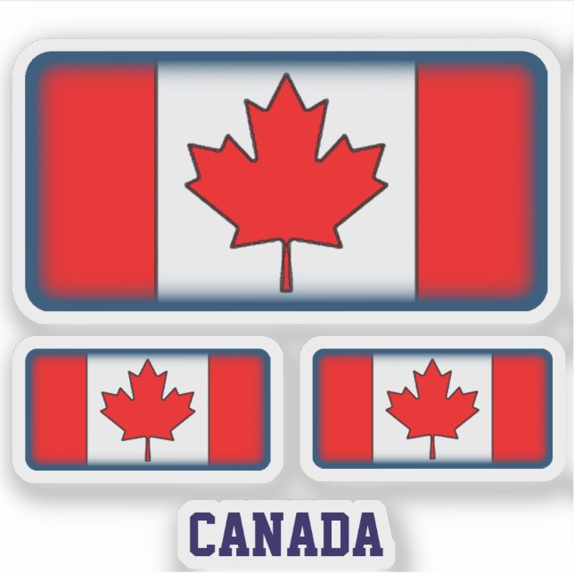 ADESIVO AZUL CANADÁ (Frente)