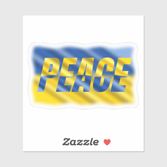 Adesivo Azul e Amarelo Ucrânia inspiram sem guerra de paz (Folha)