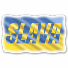 Adesivo Azul e Amarelo Ucrânia inspiram sem guerra de paz