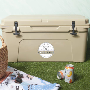 Adesivo Azul marinho Âncora Náutica iate clube barco marin