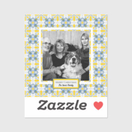 Adesivo Azulejos portugueses Foto do Natal da família