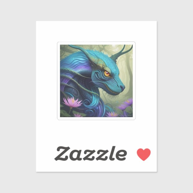 Adesivo „Azuris –Bewahrer des Zauberwaldes  (Folha)