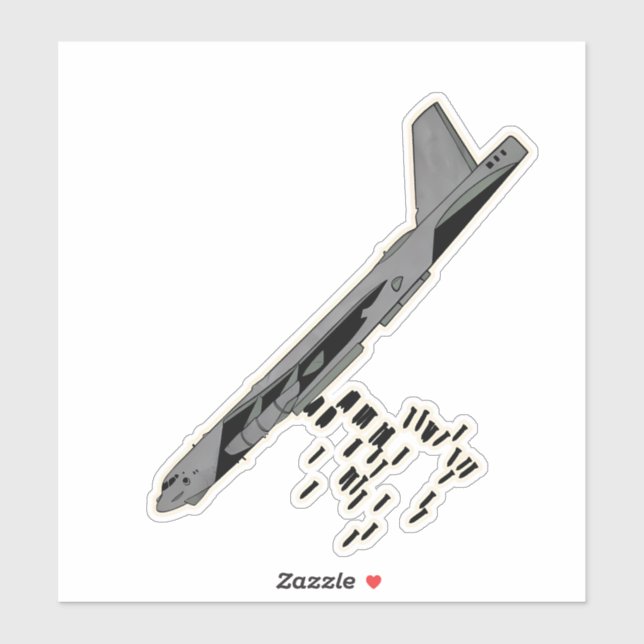 Adesivo B-52, Esttratofortaleza, Aeronaves Bomber (Folha)