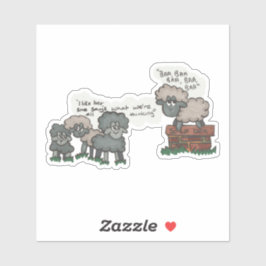 Adesivo Baa, Baa, Baa