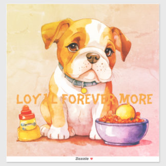 Adesivo Baby Bulldog has Loyalty