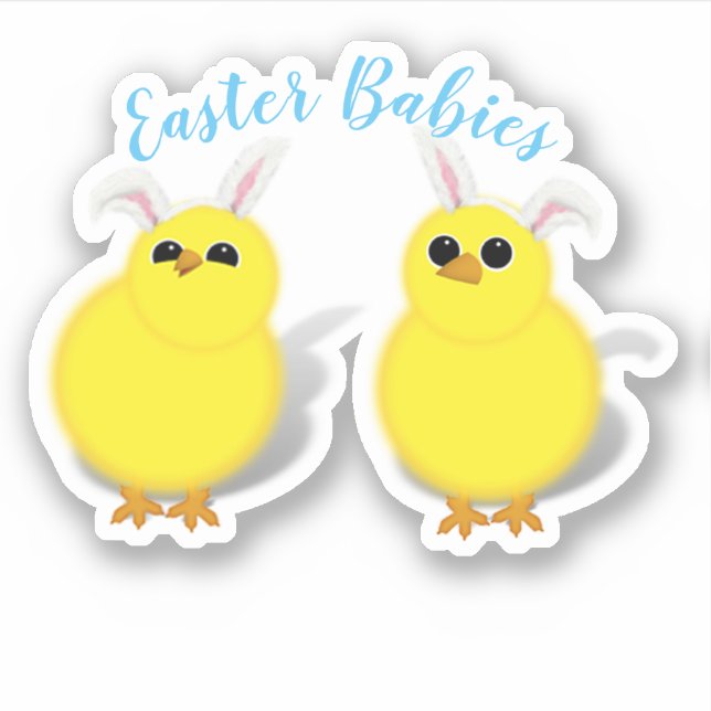 Adesivo Baby Chicks Easter (Frente)