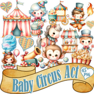 Adesivo Baby Circus