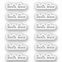 Baby Doll Kiss-Cut Papai Noel Assinatura