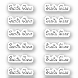 Adesivo Baby Doll Kiss-Cut Papai Noel Assinatura