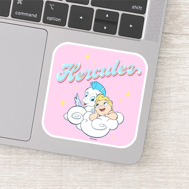 Adesivo Baby Hercules and Pegasus on a Cloud Sticker (Detalhe)