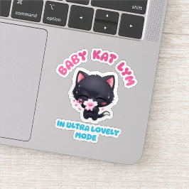 Adesivo Baby Kat Lym In Ultra Lovely Mode Cat