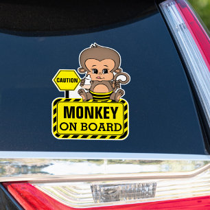 Adesivo Baby Monkey Baby On Conselho Car Sticker