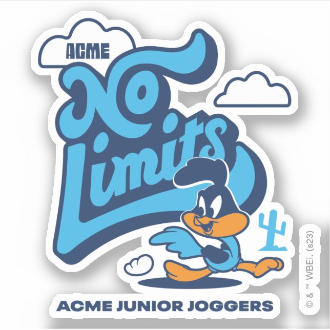 Adesivo Baby ROAD RUNNER™ - Sem limites (Frente)