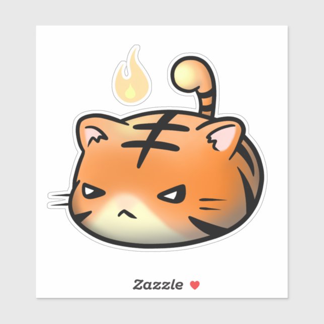 Adesivo Baby Tiger Vinyl Sticker (Folha)