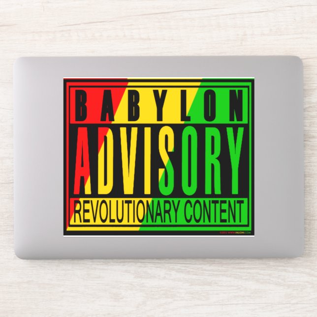 Adesivo Babylon Advisory RSTA REGGAE