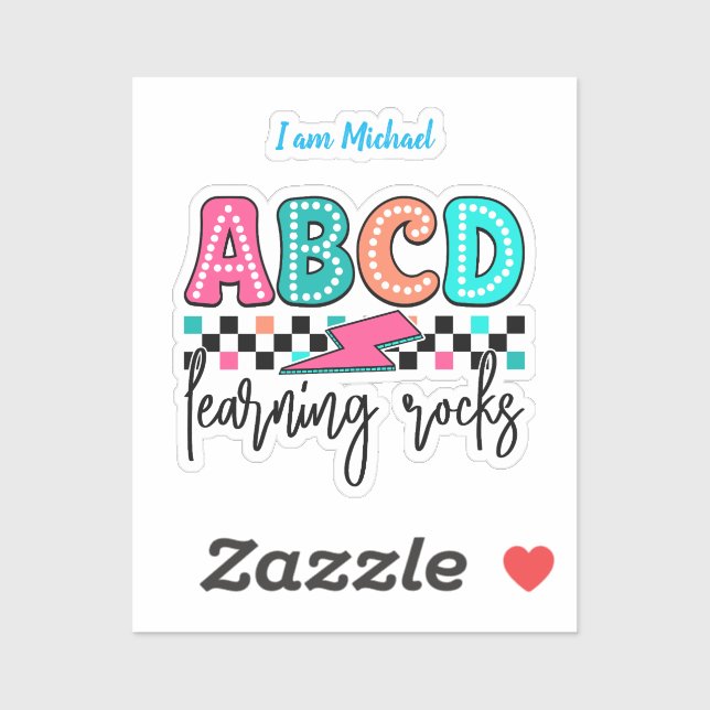 Adesivo Back to School (Folha)