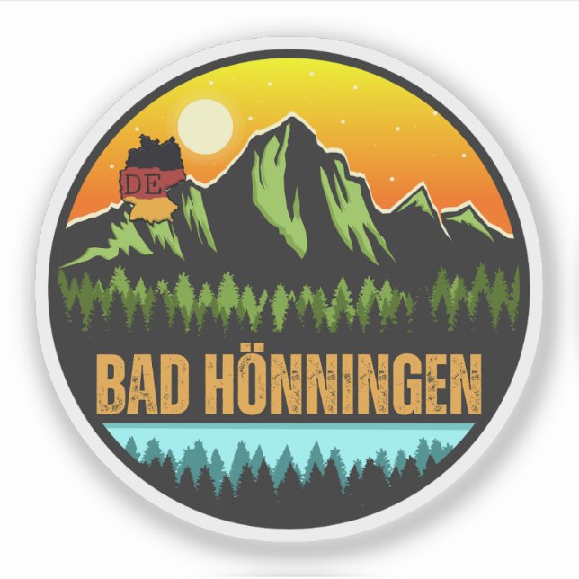 Adesivo Bad Hönningen, Alemanha (Frente)