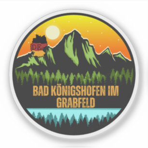 Adesivo Bad Königshofen im Grabfeld, Alemanha