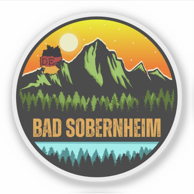 Adesivo Bad Sobernheim, Alemanha (Frente)