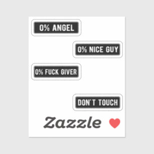 Adesivo Badass Funny Helmet Stikers Pack II