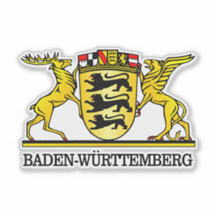 Adesivo Baden-WurWürttemberg Wappen