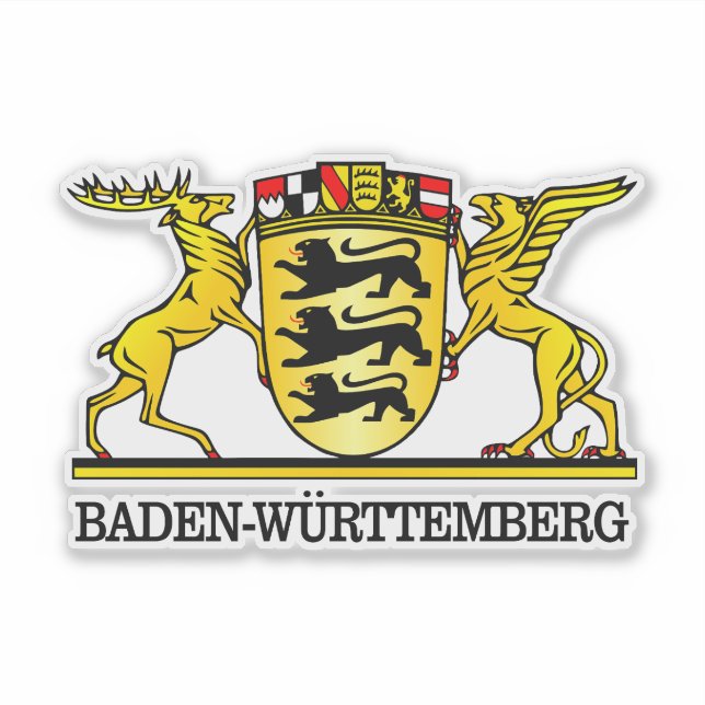 Adesivo Baden-WurWürttemberg Wappen (Frente)