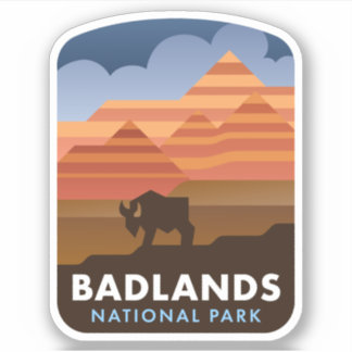 Adesivo Badlands National Park Sticker