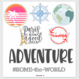 Adesivo Bagagem de Viagem