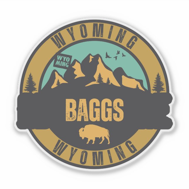 Adesivo Baggs, Wyoming (Frente)