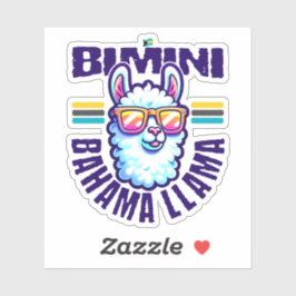 Adesivo Bahamas Souvenir Gift: Bimini Bahamas Bahama Lama