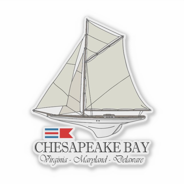 Adesivo Baía de Chesapeake (SB) (Frente)
