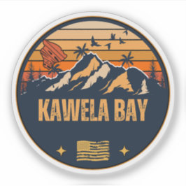 Adesivo Baía de Kawela, Havaí