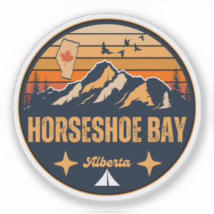 Adesivo Baía Horseshoe, Alberta