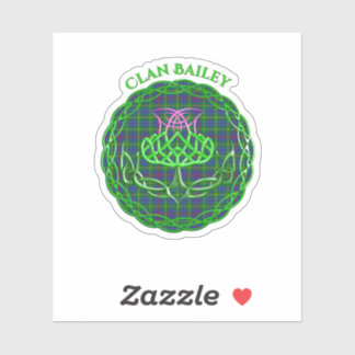 Adesivo Bailey Scottish Tartan Celtic Thistle