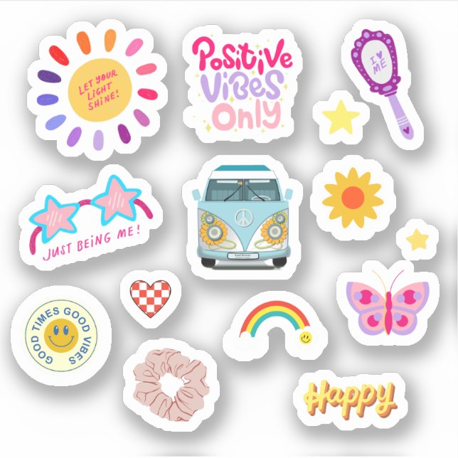 Adesivo Baixas boas apenas - VSCO Pack of Sticker (Frente)