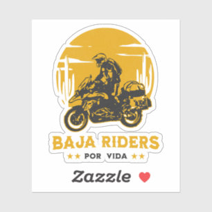 Adesivo Baja Riders - Motorcycle Adventure Riding