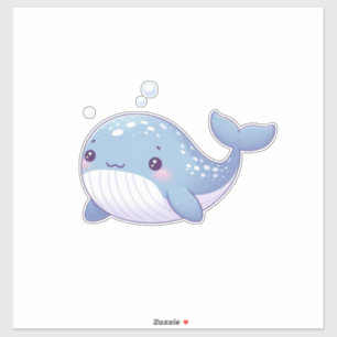 Adesivo Baleia costeira/náutica