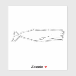 Adesivo Baleia Vintage