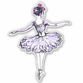 Adesivo Ballerina Silhouette