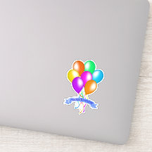 Balões de Aniversário Coloridos do Bunch