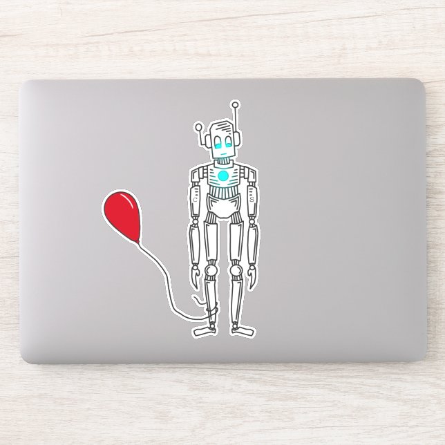 Adesivo Balões Frustrados Robôs (Computador)