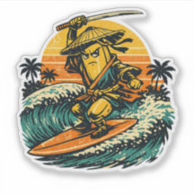 Banana Ronin Surfista — Guerreiro do Verão Vintage