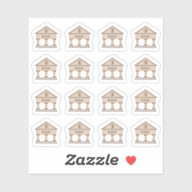 Adesivo Banco de Dinheiro Salvando o Controlador de Finanç (Folha)